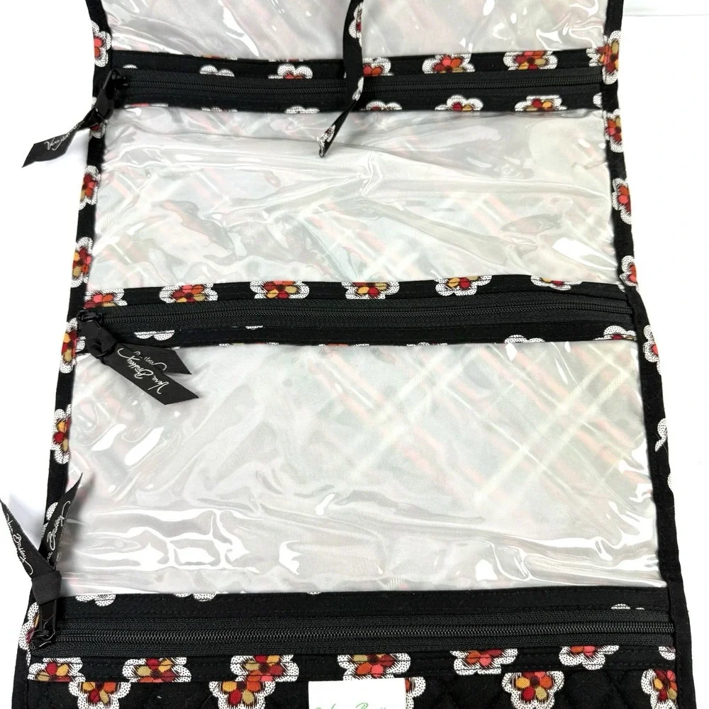 Vera Bradley Piroulette Hanging Organizer Cosmetic Case Quilted Toiletry Bag